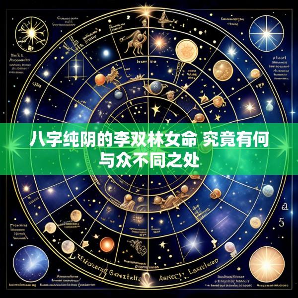 八字纯阴的李双林女命 究竟有何与众不同之处
