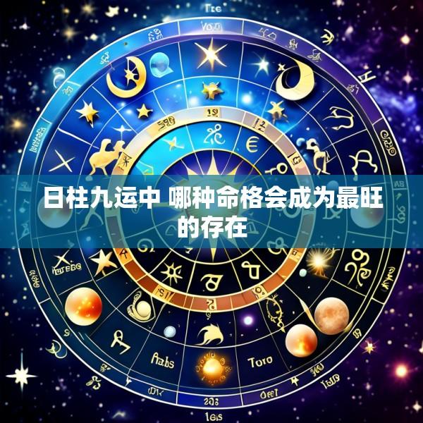 日柱九运中 哪种命格会成为最旺的存在