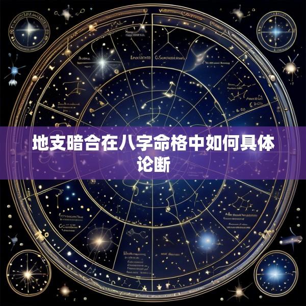 地支暗合在八字命格中如何具体论断