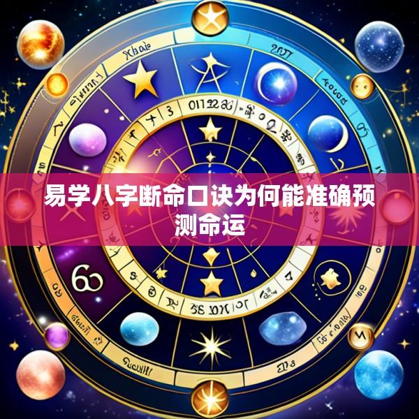 易学八字断命口诀为何能准确预测命运