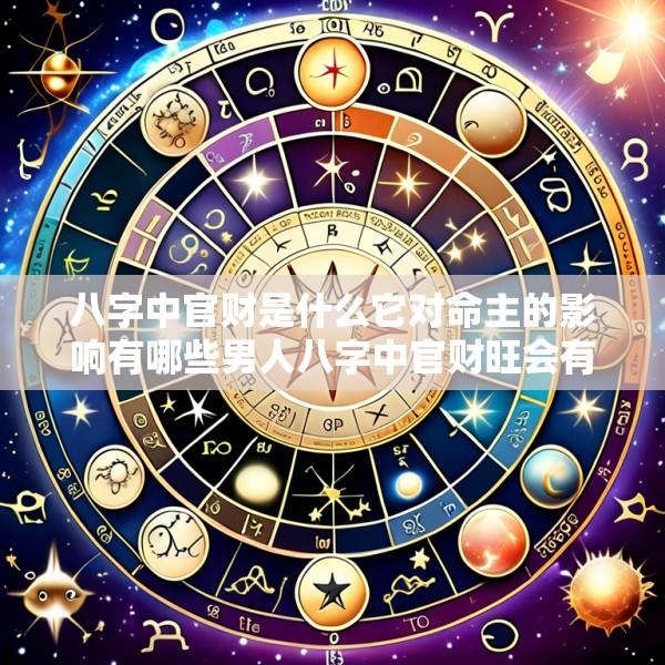 八字中官财是什么它对命主的影响有哪些男人八字中官财旺会有怎样的命运