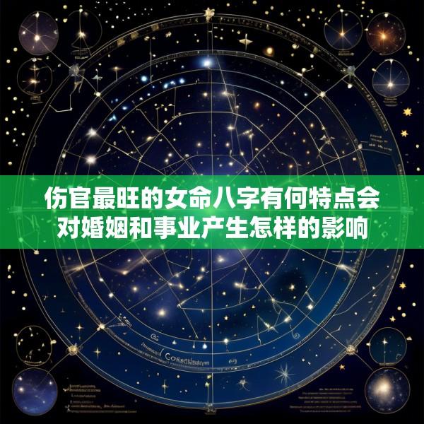 伤官最旺的女命八字有何特点会对婚姻和事业产生怎样的影响