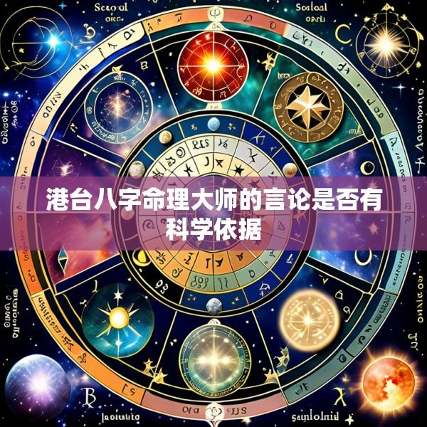 港台八字命理大师的言论是否有科学依据