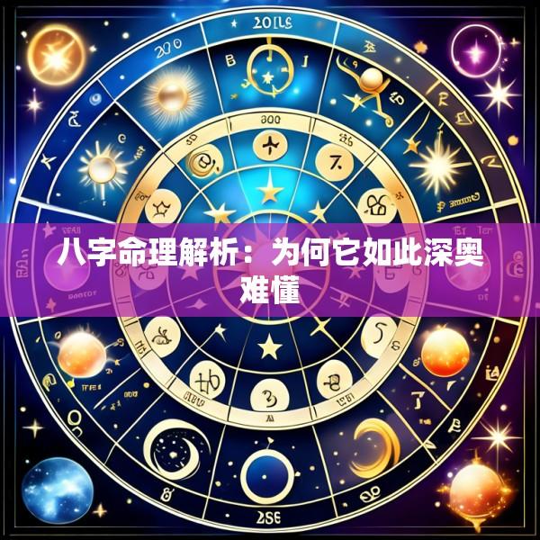 八字命理解析：为何它如此深奥难懂