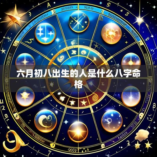 六月初八出生的人是什么八字命格