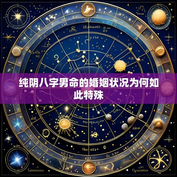 纯阴八字男命的婚姻状况为何如此特殊