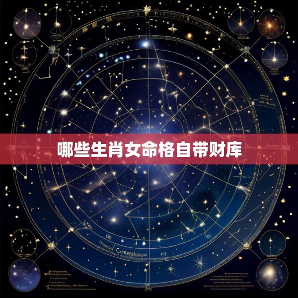 哪些生肖女命格自带财库