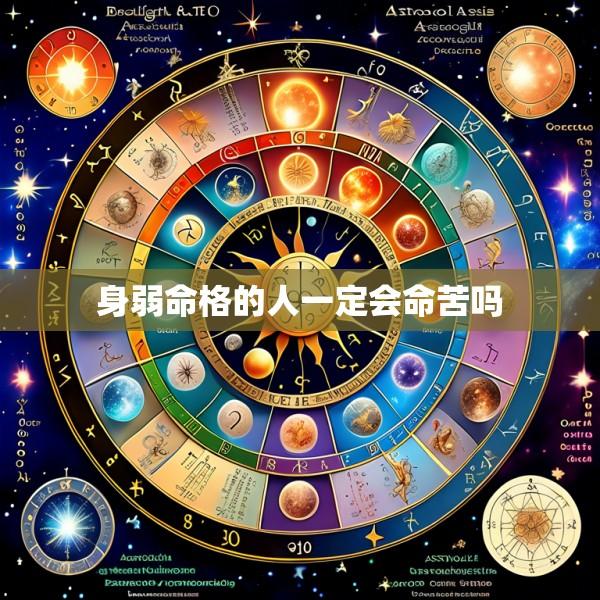 身弱命格的人一定会命苦吗