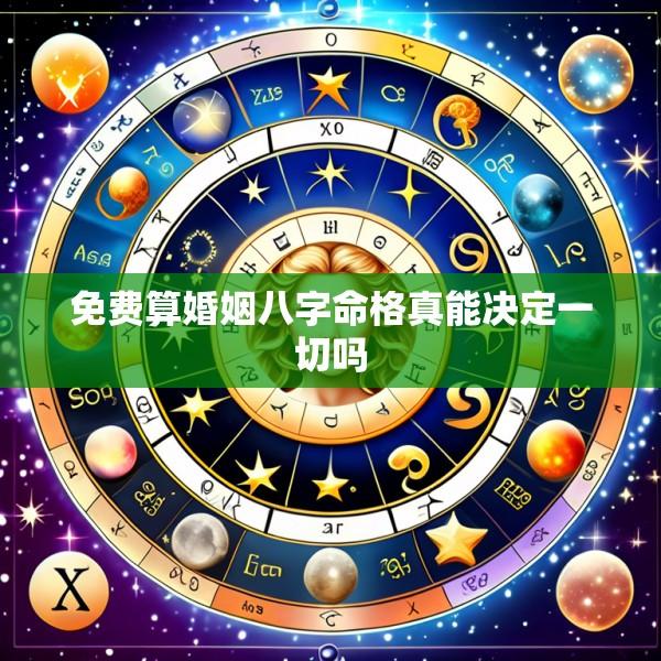 免费算婚姻八字命格真能决定一切吗