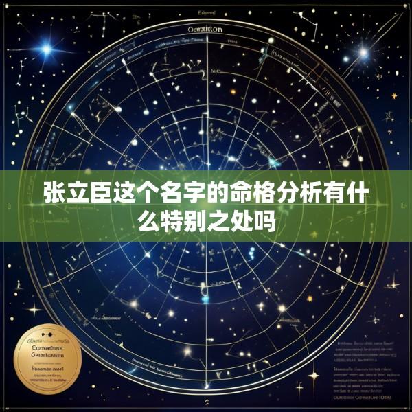 张立臣这个名字的命格分析有什么特别之处吗