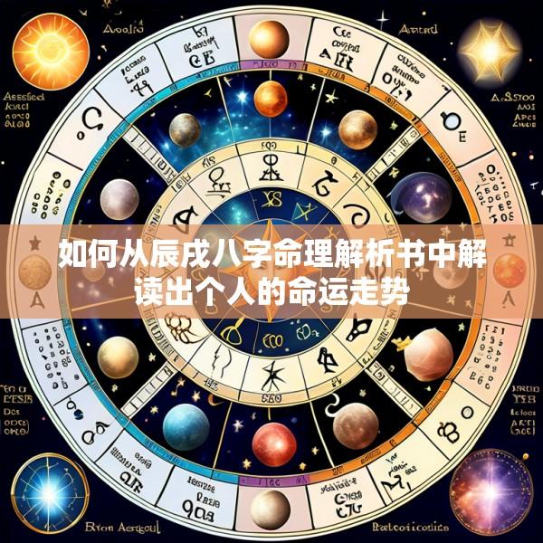 如何从辰戌八字命理解析书中解读出个人的命运走势
