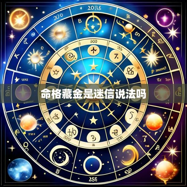 命格藏金是迷信说法吗