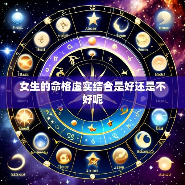 女生的命格虚实结合是好还是不好呢