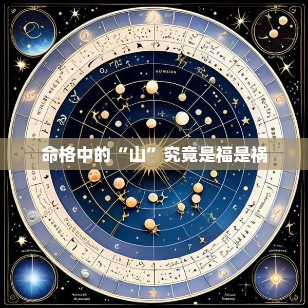 命格中的“山”究竟是福是祸