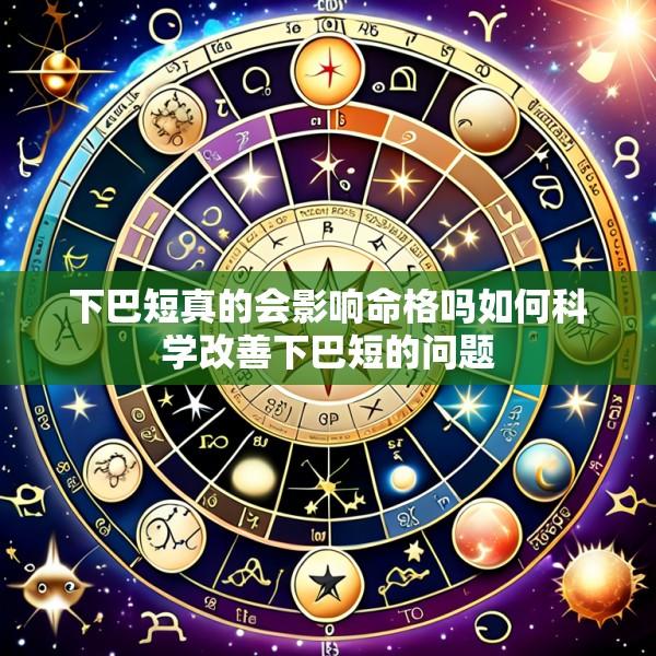 下巴短真的会影响命格吗如何科学改善下巴短的问题