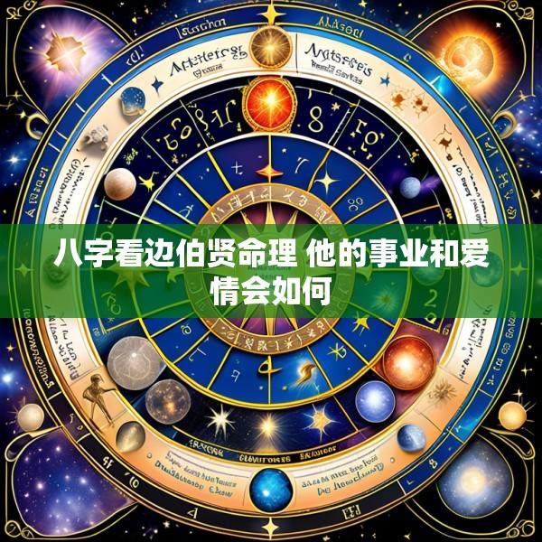 八字看边伯贤命理 他的事业和爱情会如何