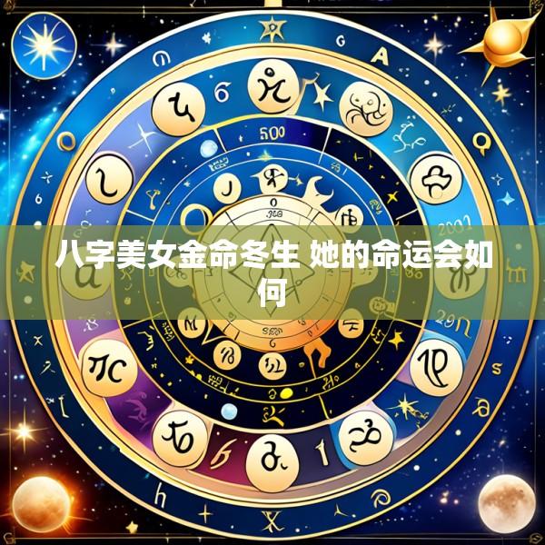 八字美女金命冬生 她的命运会如何