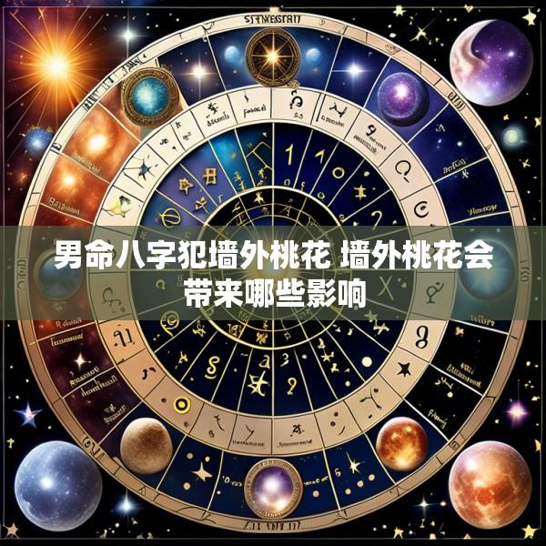 男命八字犯墙外桃花 墙外桃花会带来哪些影响