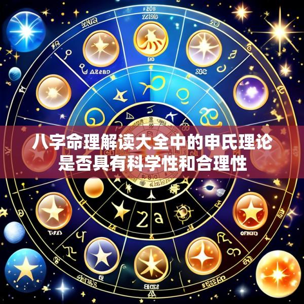 八字命理解读大全中的申氏理论是否具有科学性和合理性