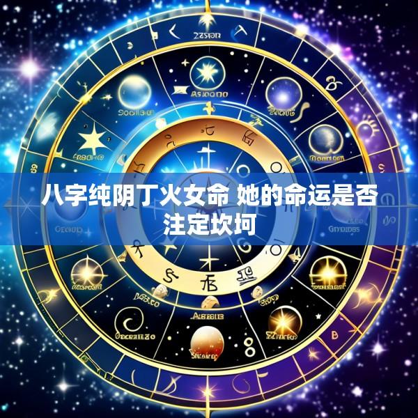 八字纯阴丁火女命 她的命运是否注定坎坷
