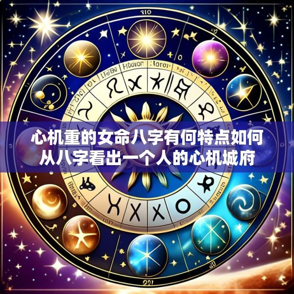 心机重的女命八字有何特点如何从八字看出一个人的心机城府