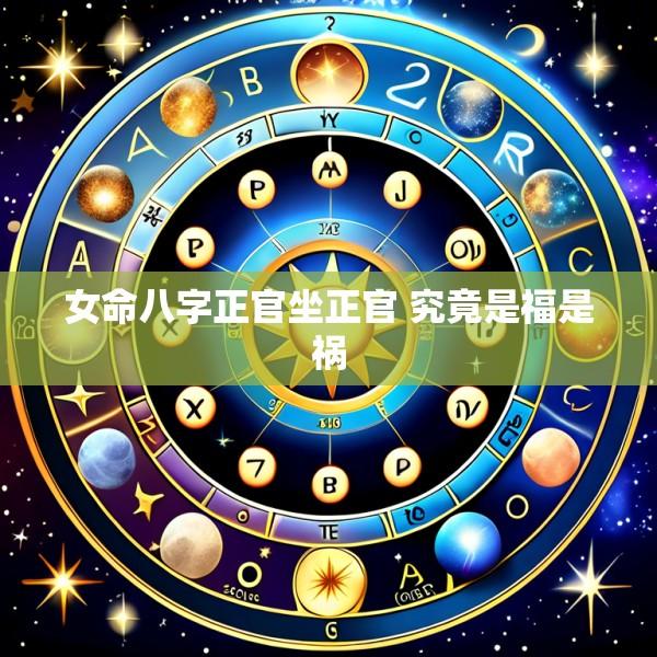 女命八字正官坐正官 究竟是福是祸