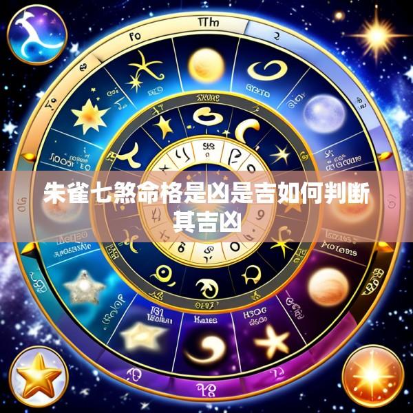 朱雀七煞命格是凶是吉如何判断其吉凶