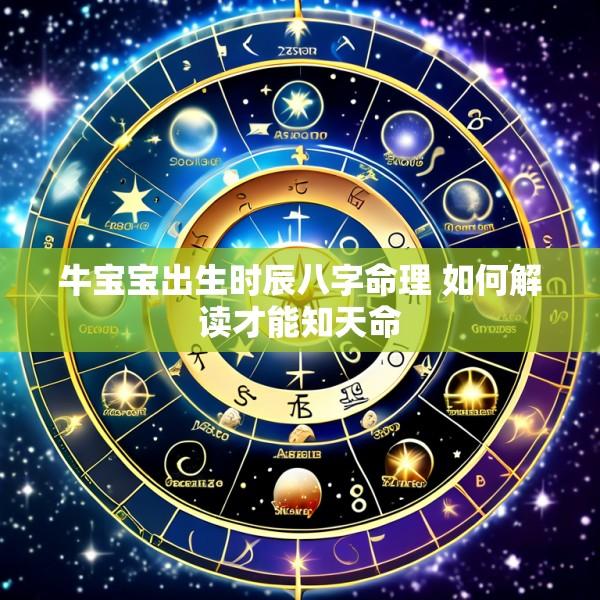 牛宝宝出生时辰八字命理 如何解读才能知天命