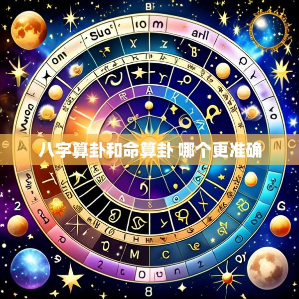 八字算卦和命算卦 哪个更准确