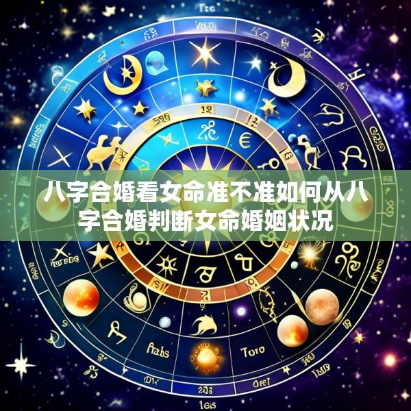 八字合婚看女命准不准如何从八字合婚判断女命婚姻状况