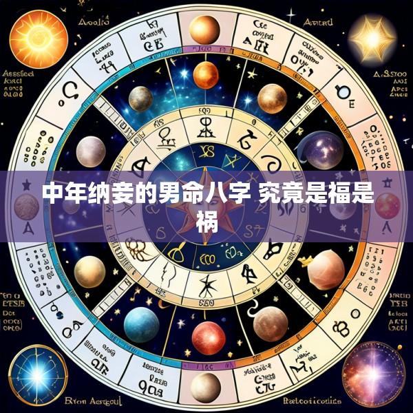 中年纳妾的男命八字 究竟是福是祸