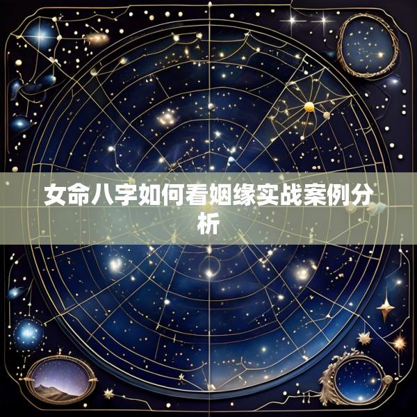 女命八字如何看姻缘实战案例分析