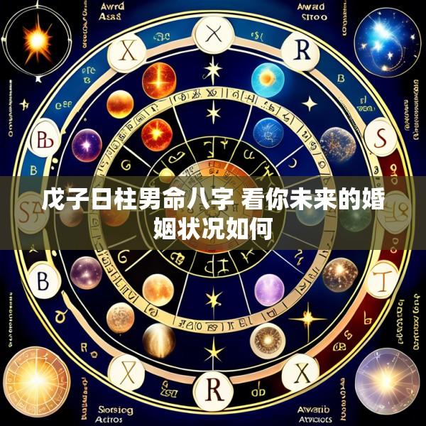 戊子日柱男命八字 看你未来的婚姻状况如何