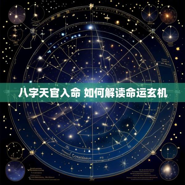 八字天官入命 如何解读命运玄机