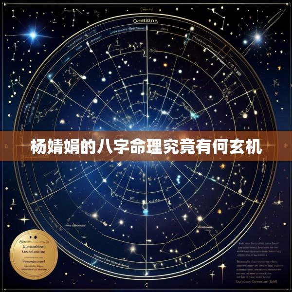 杨婧娟的八字命理究竟有何玄机