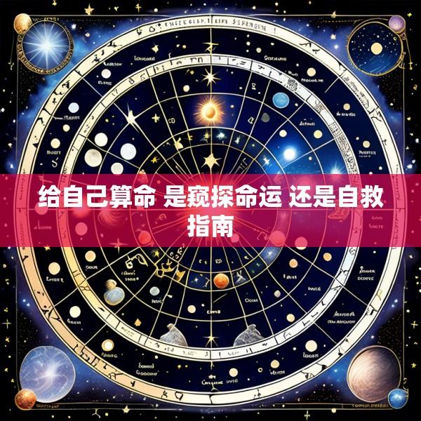 给自己算命 是窥探命运 还是自救指南