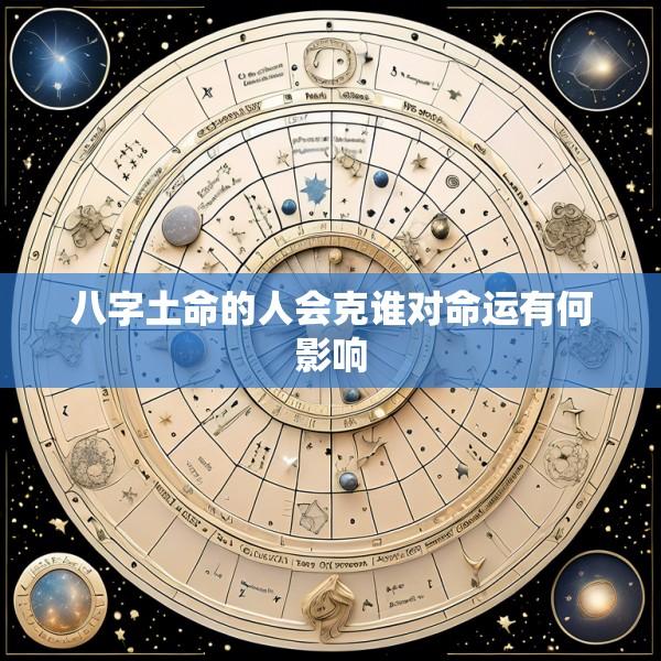 八字土命的人会克谁对命运有何影响