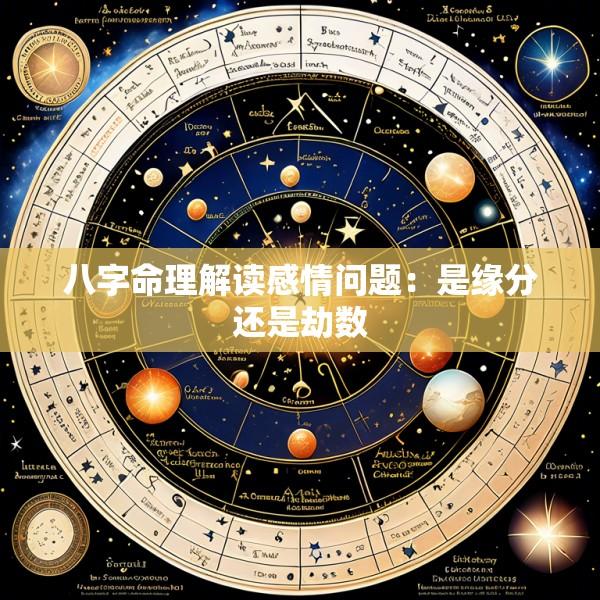 八字命理解读感情问题：是缘分还是劫数