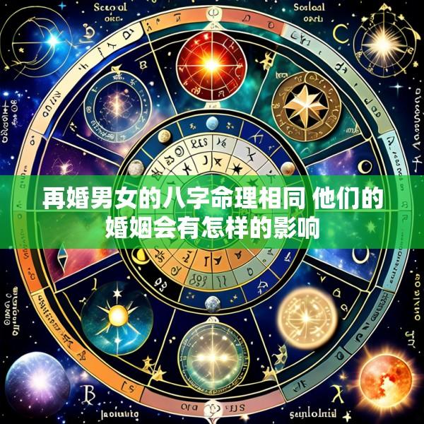 再婚男女的八字命理相同 他们的婚姻会有怎样的影响