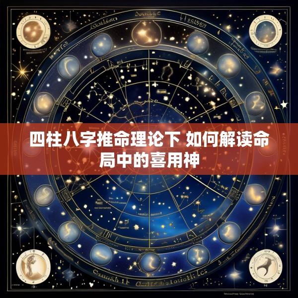 四柱八字推命理论下 如何解读命局中的喜用神