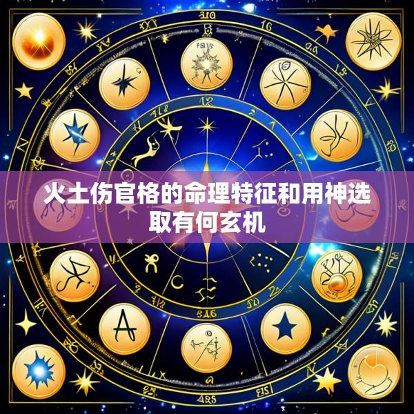 火土伤官格的命理特征和用神选取有何玄机
