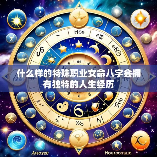 什么样的特殊职业女命八字会拥有独特的人生经历