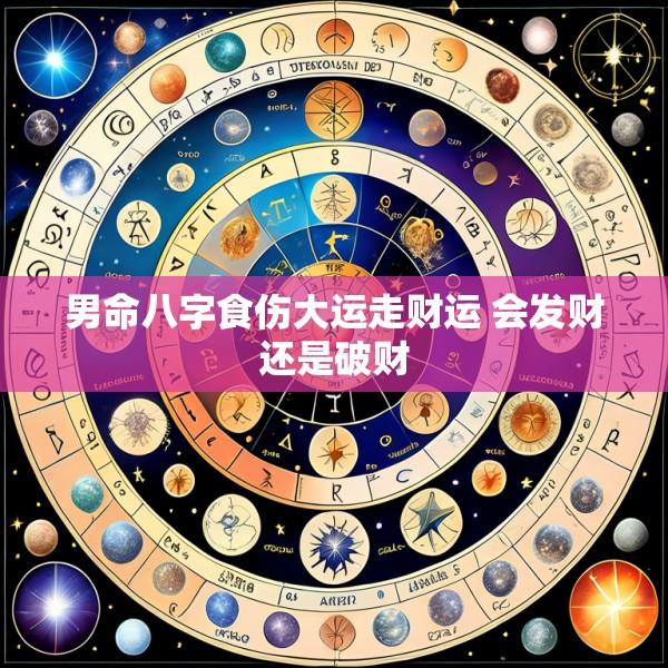 男命八字食伤大运走财运 会发财还是破财
