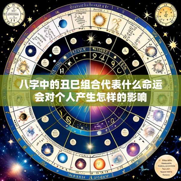 八字中的丑巳组合代表什么命运会对个人产生怎样的影响