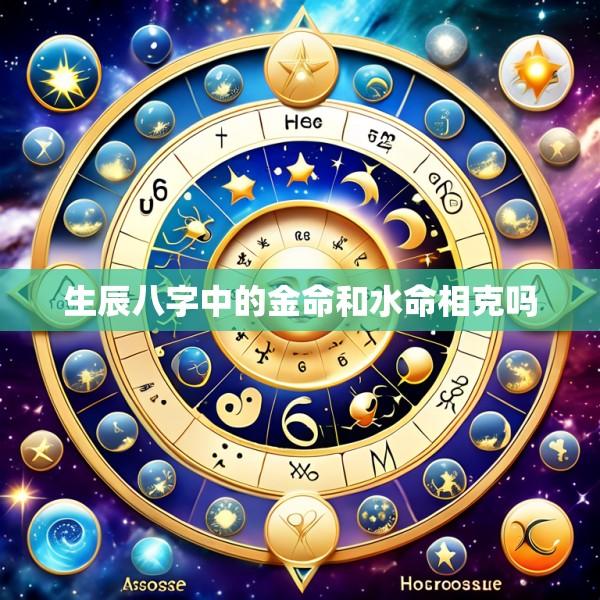 生辰八字中的金命和水命相克吗