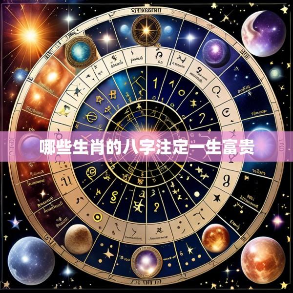 哪些生肖的八字注定一生富贵