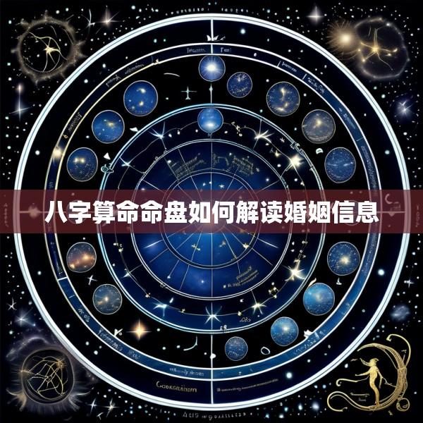 八字算命命盘如何解读婚姻信息