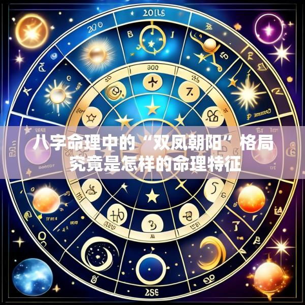 八字命理中的“双凤朝阳”格局 究竟是怎样的命理特征