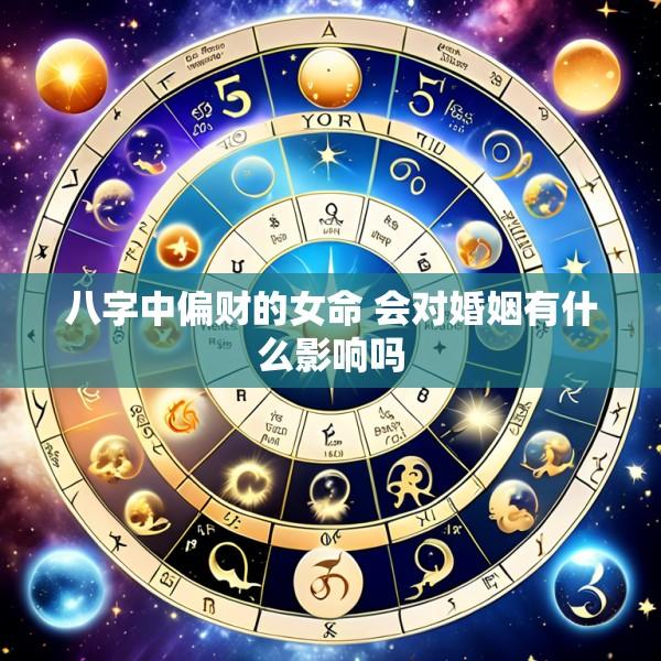 八字中偏财的女命 会对婚姻有什么影响吗