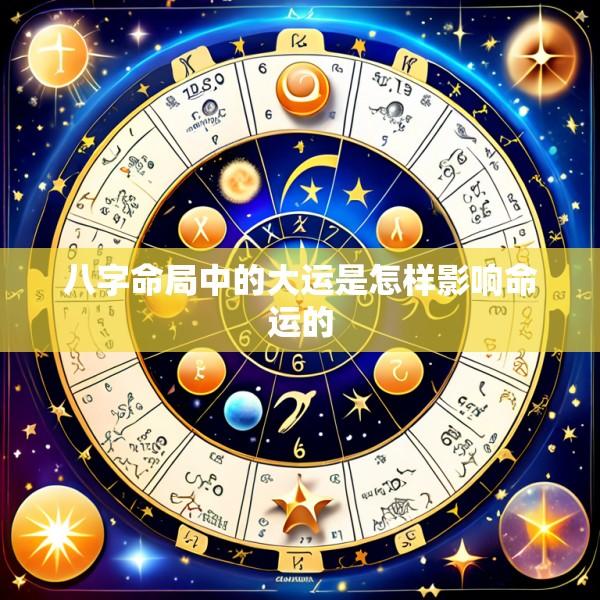 八字命局中的大运是怎样影响命运的